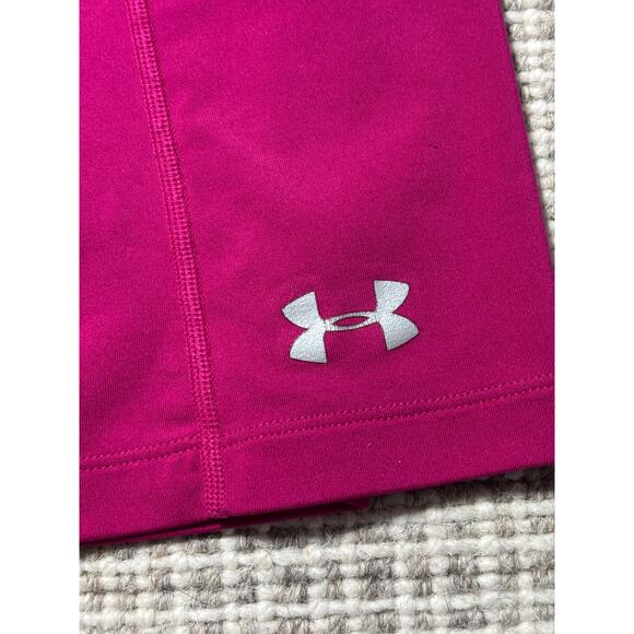 Under Armour Womens L Hot Pink & Black Racerback Athletic Tank Top - Picture 5 of 7